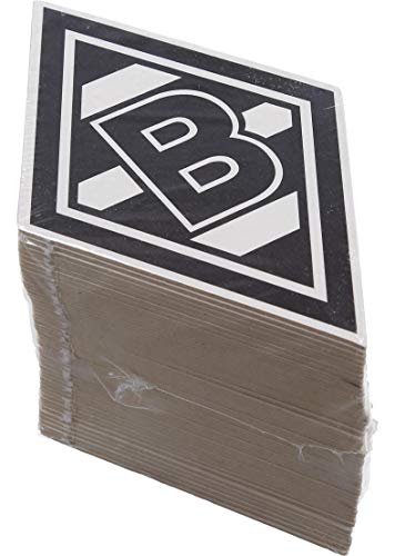 Borussia Mönchengladbach Bierdeckel Raute 50er Set | Offizieller Fanartikel Fohlenshop | Rauten Design | Hochwertige Pappe | im Sale